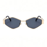 Men’s Sunglasses — Hex - Gold Frame | Navy Lens - Rully Official