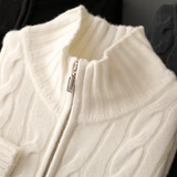 Men's Merino Wool Cable Knit Cardigan