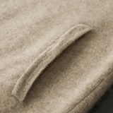Men’s Cashmere Full Zip Polo Cardigan