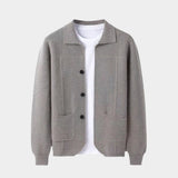 Men's Extra-Fine Merino Wool Button Overshirt