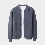 Men's Extra-Fine Merino Wool Button Overshirt