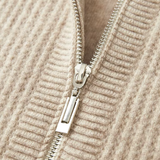Men's Extra-Fine Merino Wool Ribbed Zip Hoodie