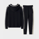 Men's Contrast Merino Wool Two-Piece Set