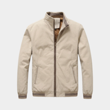 Chaqueta de aviador para hombre con forro polar