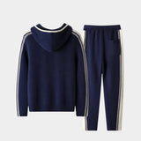 Men's Contrast Merino Wool Two-Piece Set