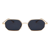 Men’s Sunglasses — Milano - Gold Frame | Navy Lens - Rully Official