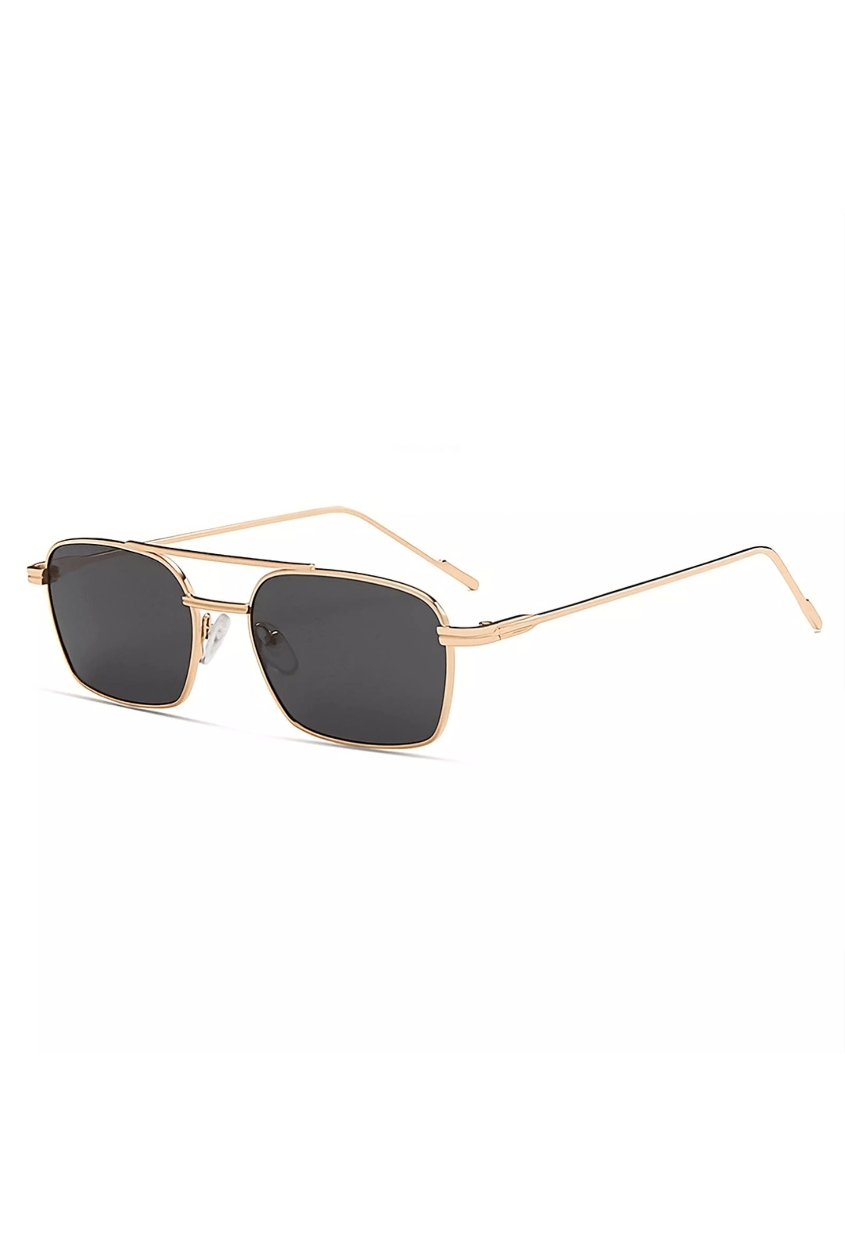 Men’s Sunglasses — Senna - Gold Frame | Dark Grey Lens - Rully Official