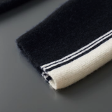 Men's Contrast Merino Wool Two-Piece Set