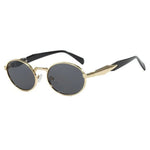 Men’s Sunglasses — Club - Gold Front | Black Temples | Dark Grey Lens - Rully Official