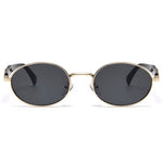 Men’s Sunglasses — Club - Gold Front | Black Temples | Dark Grey Lens - Rully Official