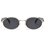 Men’s Sunglasses — Club - Gold Front | Black Temples | Dark Grey Lens - Rully Official