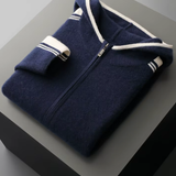 Men's Contrast Merino Wool Two-Piece Set