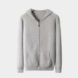 Men's Extra-Fine Merino Wool Full-Zip Hoodie