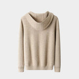 Men's Extra-Fine Merino Wool Full-Zip Hoodie