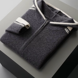 Men's Contrast Merino Wool Two-Piece Set