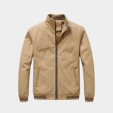 Chaqueta de aviador para hombre con forro polar