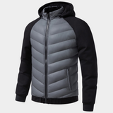 Men’s Hooded Hybrid Puffer Jacket