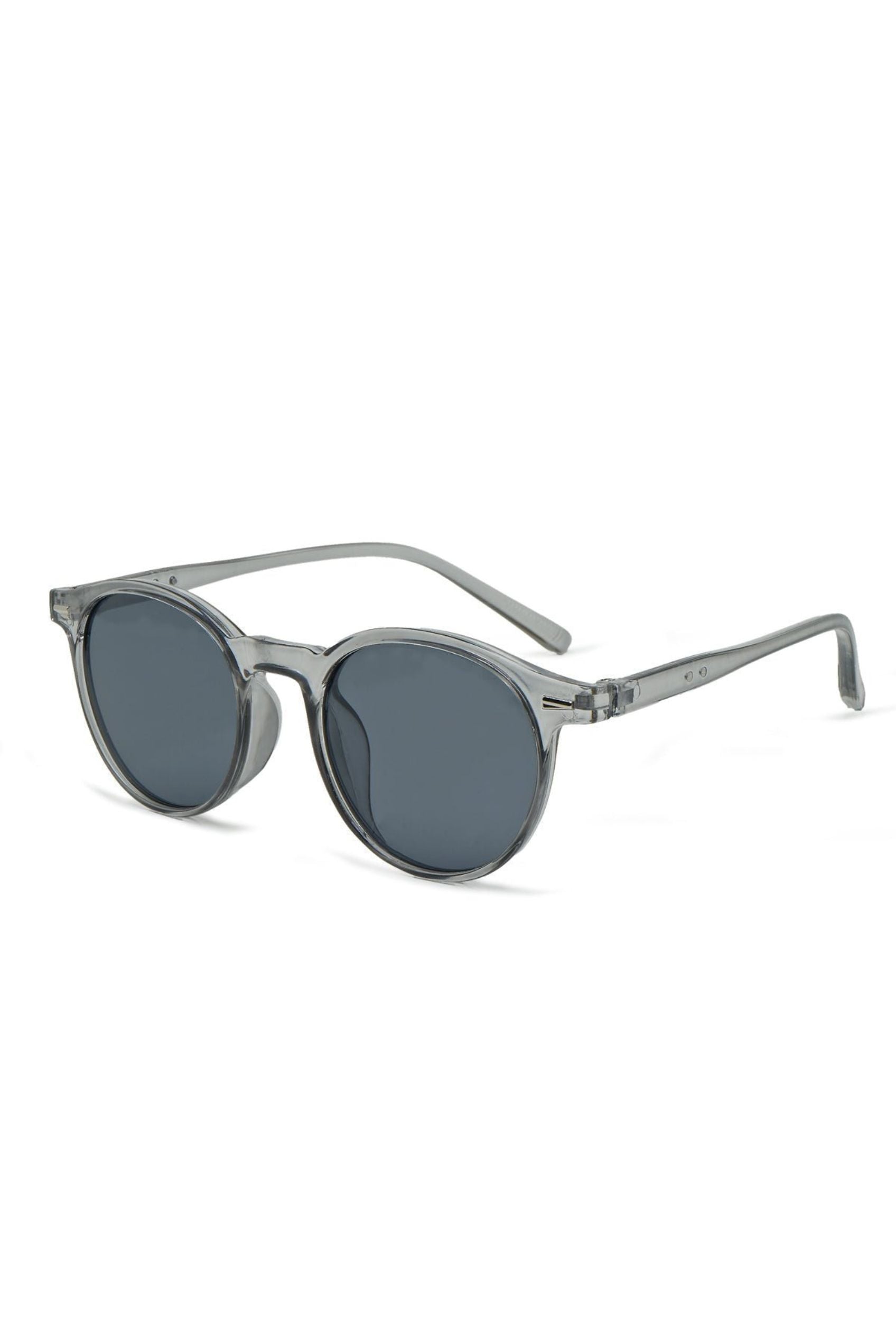 Men’s Sunglasses — Kyoto - Crystal Grey Frame | Dark Grey Lens - Rully Official