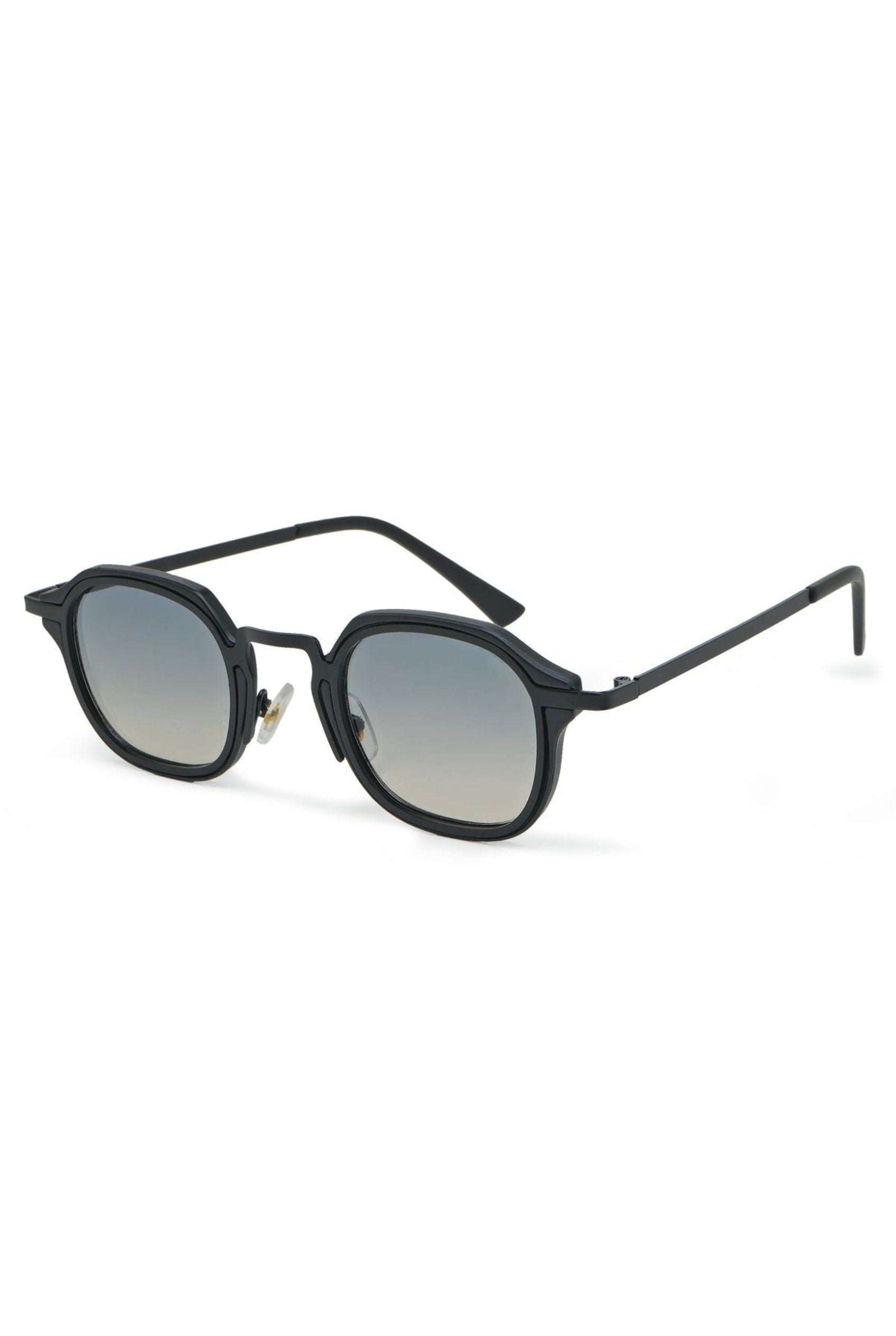 Men’s Sunglasses — Riviera - Black Frame | Blue/Grey Gradient Lens - Rully Official