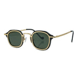 Men’s Sunglasses — Riviera - Gold/Black Frame | Green Lens - Rully Official