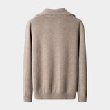 Men's Textured Half-Zip Jumper