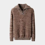 Men's Textured Half-Zip Jumper