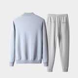 Men’s Merino Wool Zip Cardigan & Joggers Set