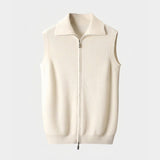 Men’s Cashmere Full-Zip Gilet