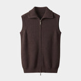 Men’s Cashmere Full-Zip Gilet