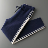 Men's Contrast Merino Wool Two-Piece Set
