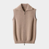 Men’s Cashmere Full-Zip Gilet