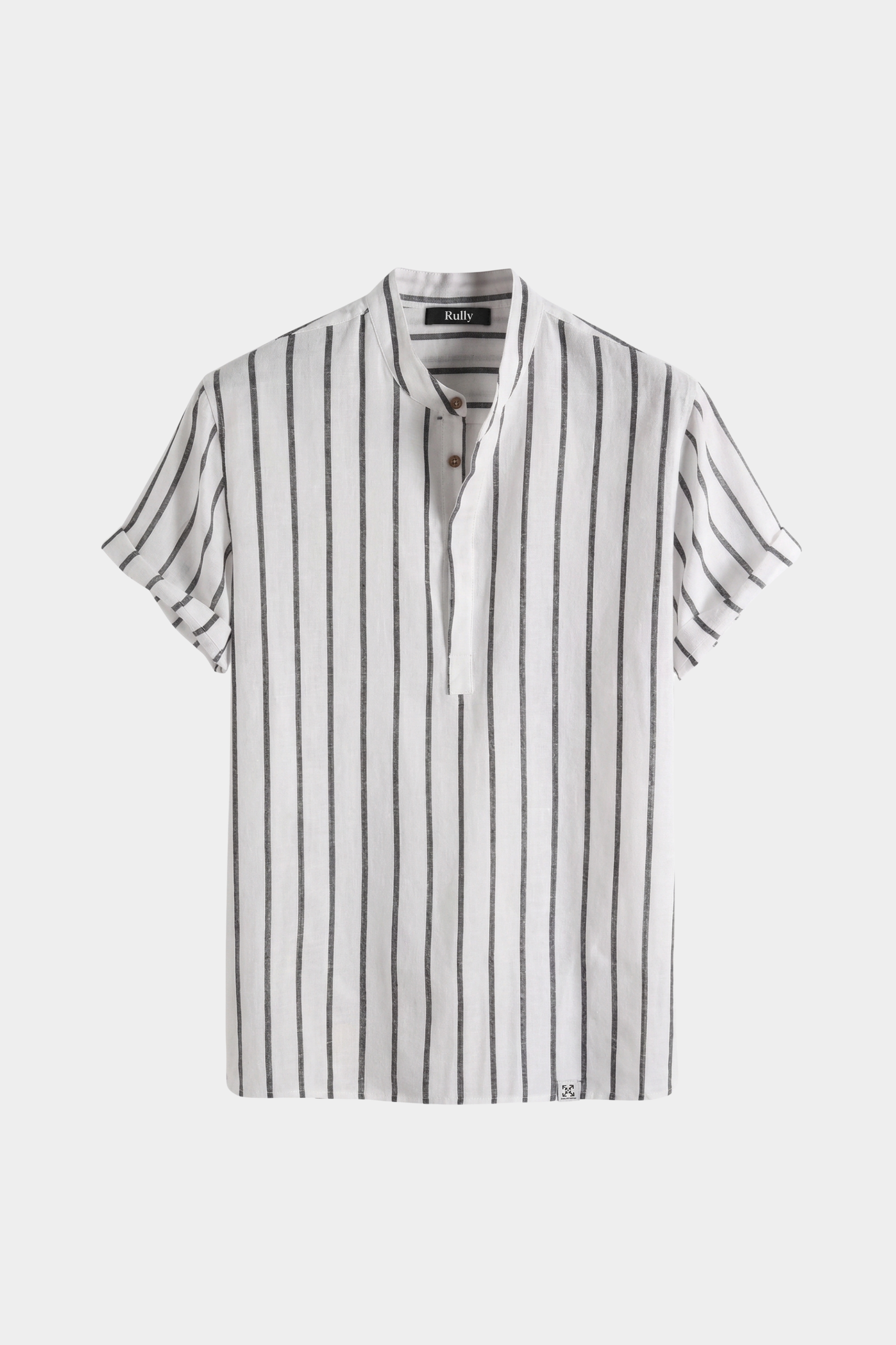 Men's Striped Cotton Resort Shirt