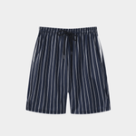Men's Striped Swim Shorts - Navy / White - Rully Official