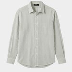 Men’s Lightweight Striped Shirt - Sage/White - Rully Official