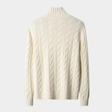 Men's Merino Wool Cable Knit Cardigan