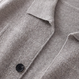 Men's Extra-Fine Merino Wool Button Overshirt