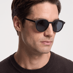 Men’s Sunglasses — The Florence - Black Frame | Dark Grey Lens - Rully Official