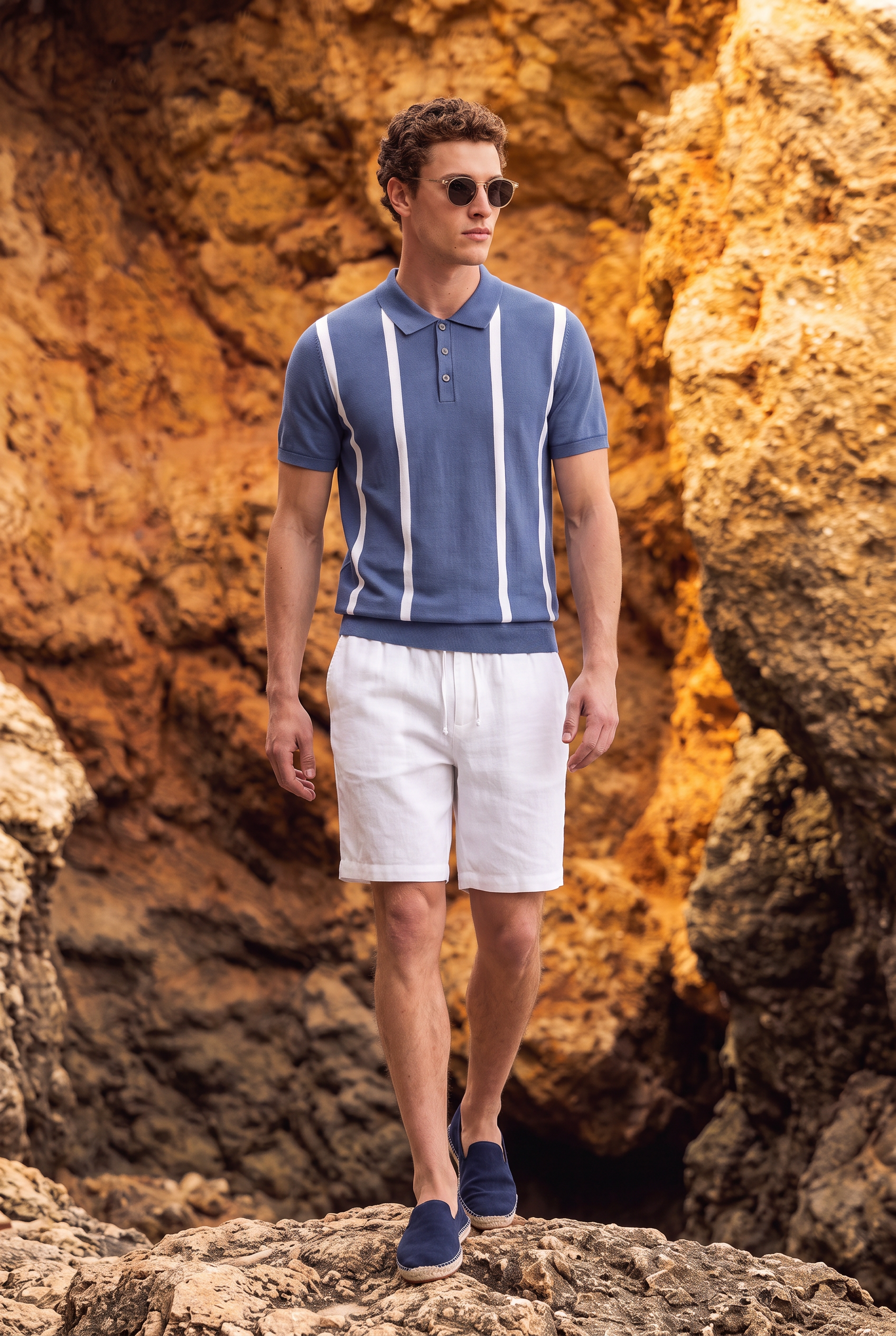 Bold Stripe Look