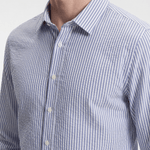 Men’s Lightweight Striped Shirt - Blue/White - Rully Official