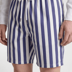 Men's Striped Swim Shorts - Blue / White - Rully Official