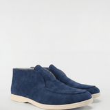 Men's High-Top Suede Loafers - Navy - Rully Official