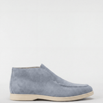 Men's High-Top Suede Loafers - Blue - Rully Official
