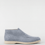 Men's High-Top Suede Loafers - Blue - Rully Official