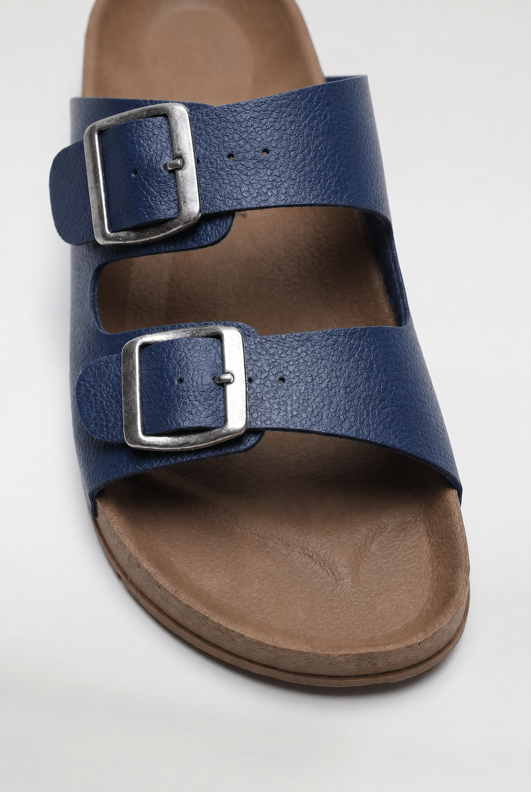 Men's Buckle Slide Sandals - Navy - Rully Official