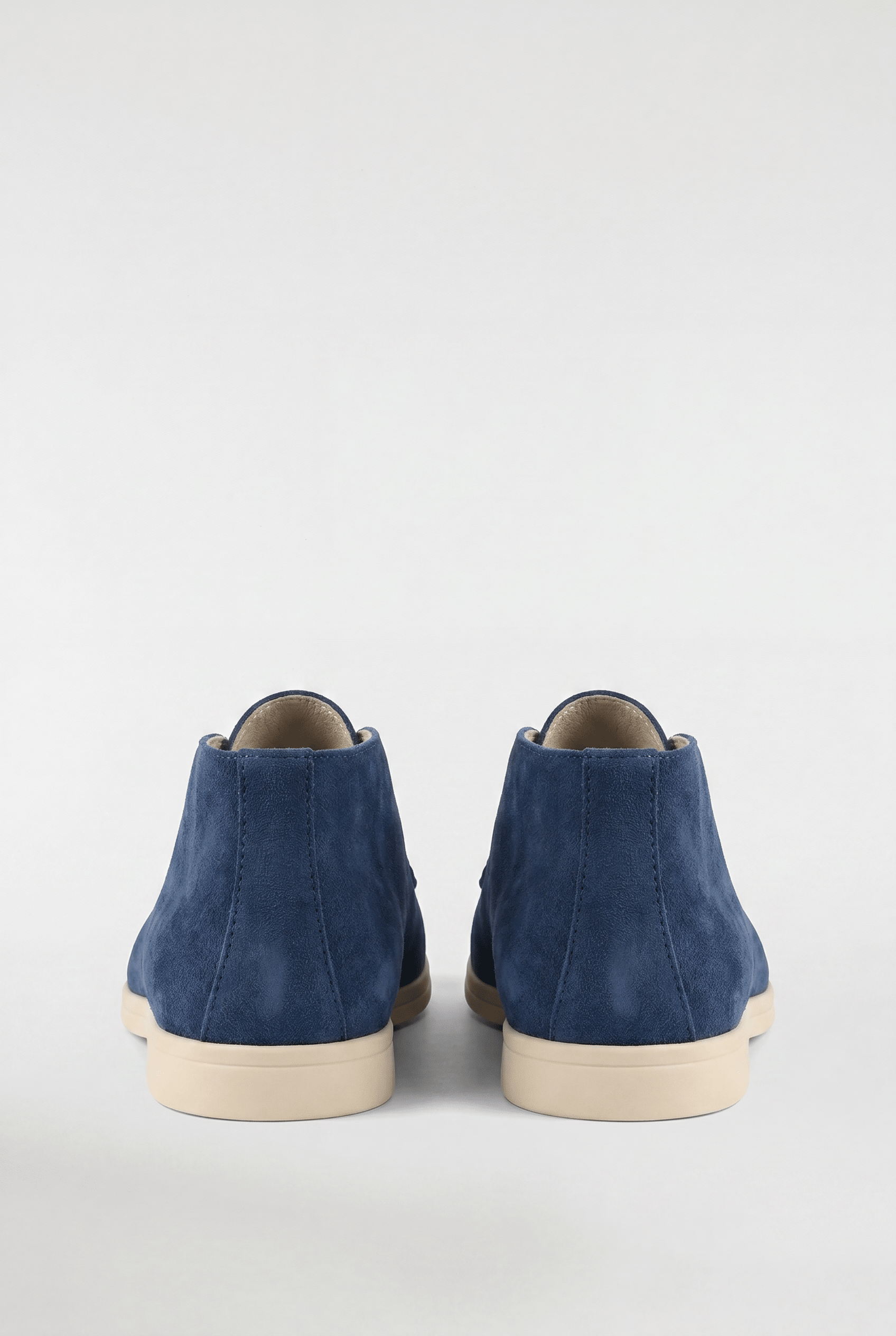 Men's High-Top Suede Loafers - Navy - Rully Official