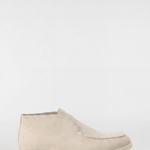Men's High-Top Suede Loafers - Cream - Rully Official