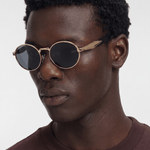 Men’s Sunglasses — Verona - Gold Front | Black Temples | Dark Grey Lens - Rully Official