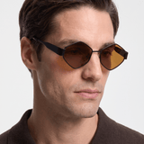 Men’s Sunglasses — Geneva - Black Frame | Brown Lens - Rully Official