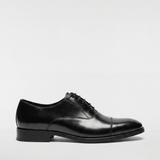 Men's Leather Oxford Shoes - Black - Rully Official