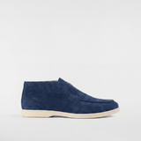 Men's High-Top Suede Loafers - Navy - Rully Official